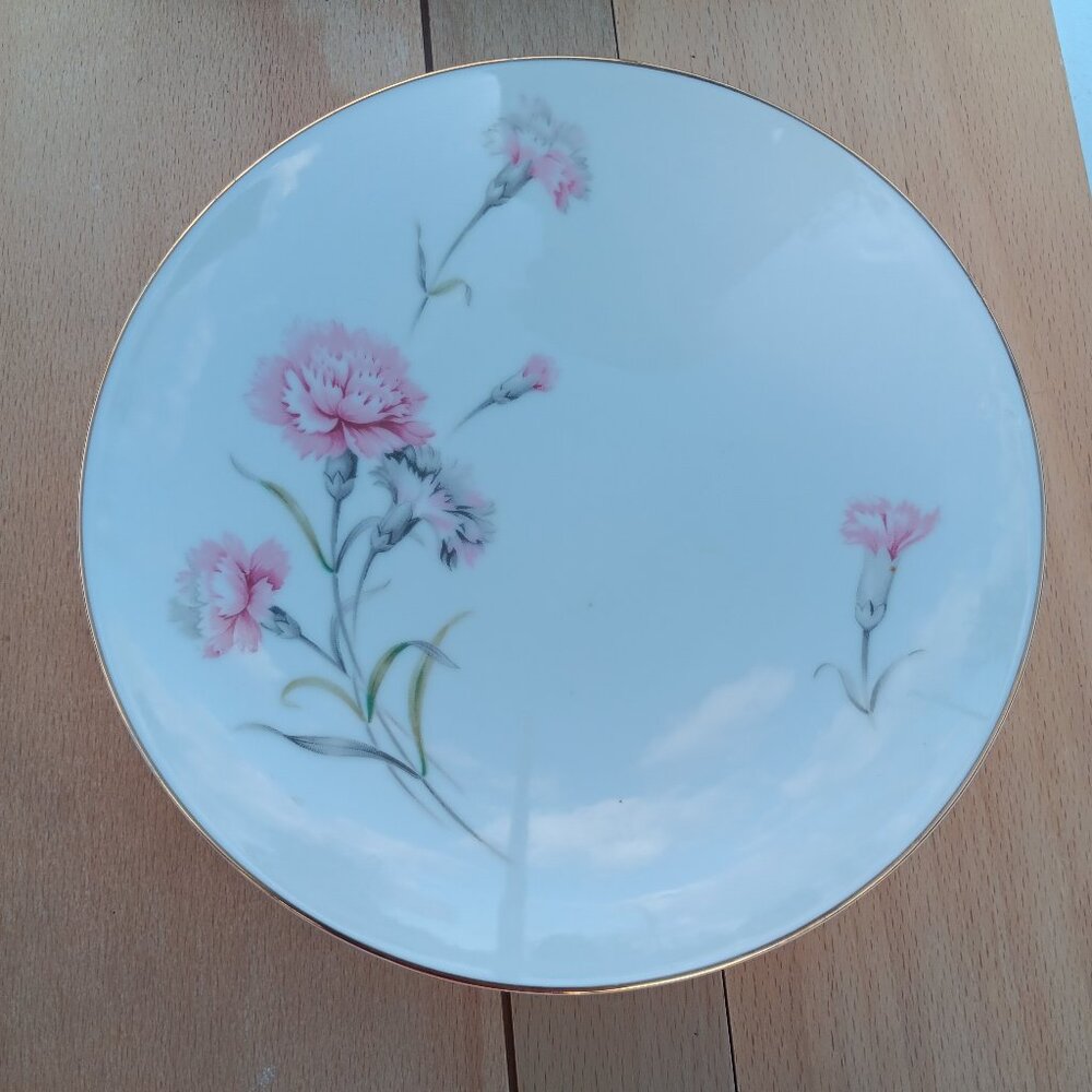 Royal Court Brand China Bowls, Carnation Pattern